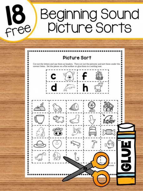 18 Free Picture Sorts For Beginning Sounds