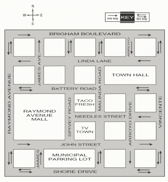 51 Thorough Blank Street Map Template