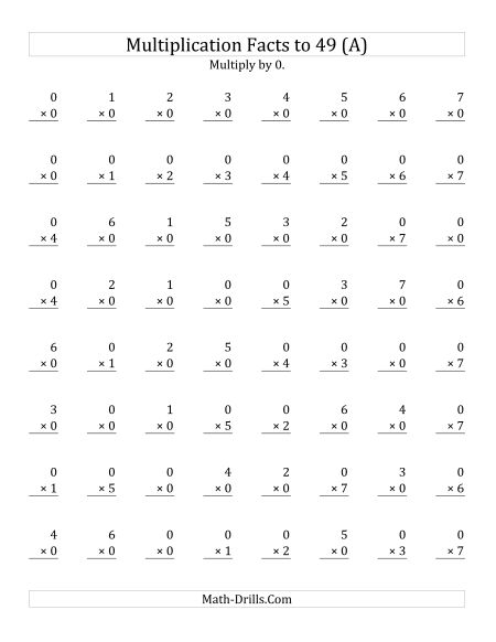 5 Minute Math Drill