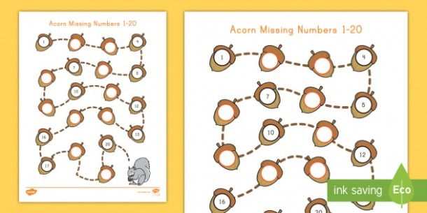 Acorn Missing Numbers 1