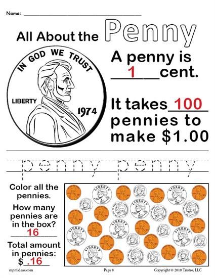 All About Coins  4 Free Printable Money Worksheets