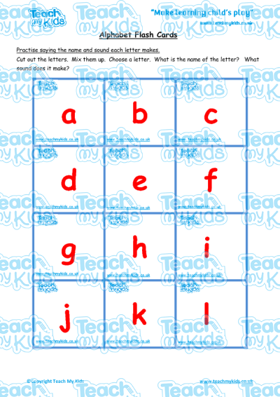 Alphabet Letter Practise