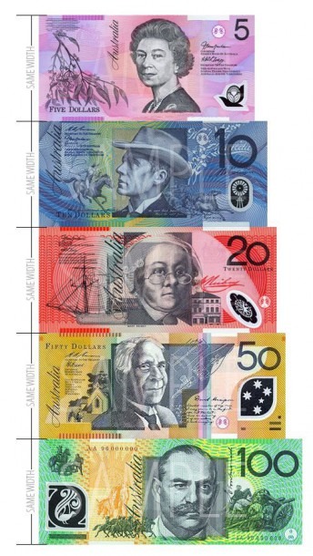 Australian Plastic Notes  Banknote  Currency  Money