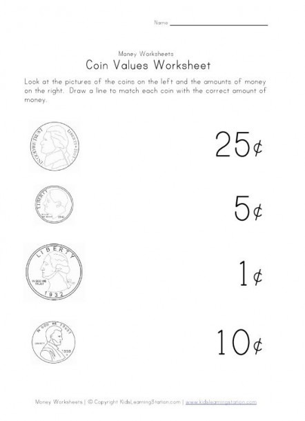 Coins Worksheet