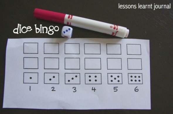 Dice Games For Preschoolers