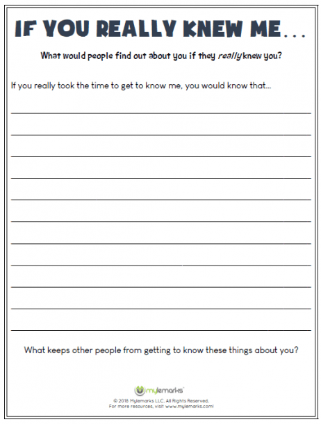 Diversity And Identity Worksheets