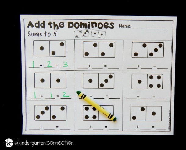 Domino Addition Printables