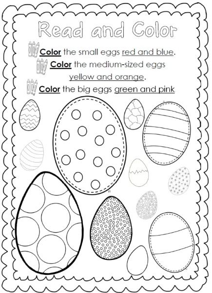 Easter Reading And Writing Worksheets