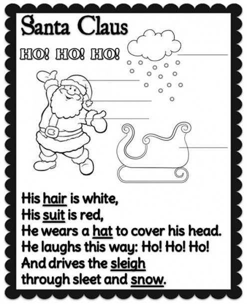 Enjoy Teaching English  Santa Claus  Poem