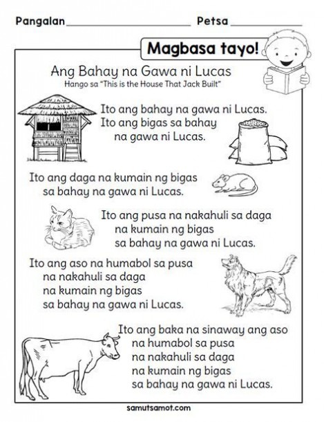 Filipino Worksheets     Samut