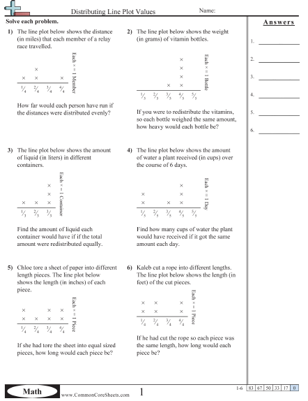 Fraction Worksheets