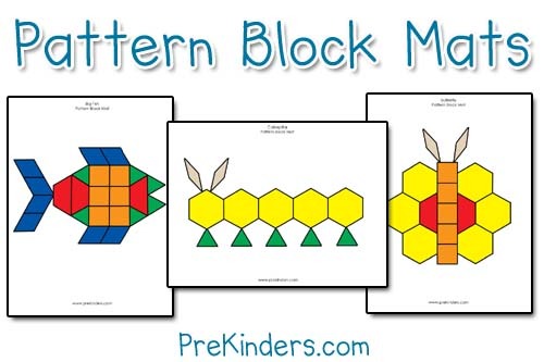 Free Pattern Block Printable Worksheets