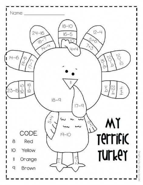 Free Thanksgiving Math Worksheets     Indiansnacks Co