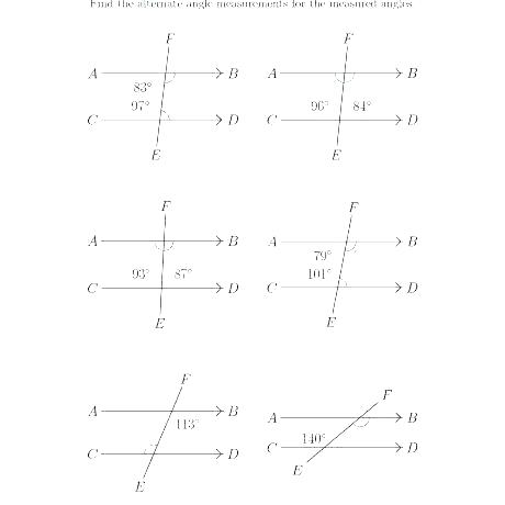 Grade 6 Math Angles Worksheets Printable     Charleskalajian Com