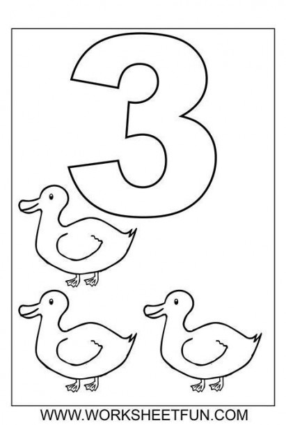 Image Result For 3 Year Old Coloring Worksheets