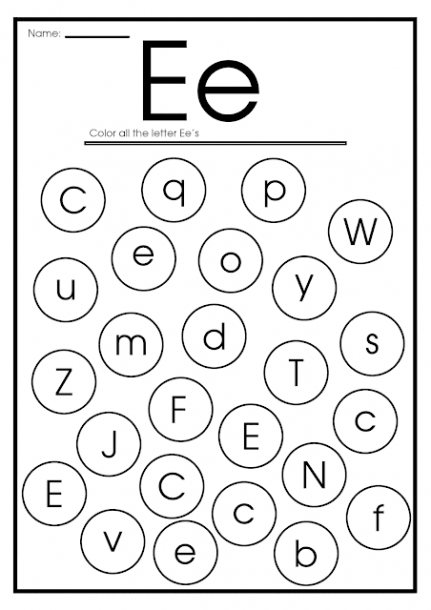 Letter E Worksheets  Flash Cards  Coloring Pages
