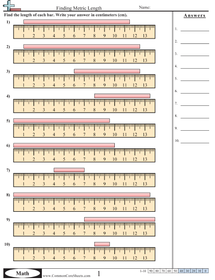 Measurement Worksheets