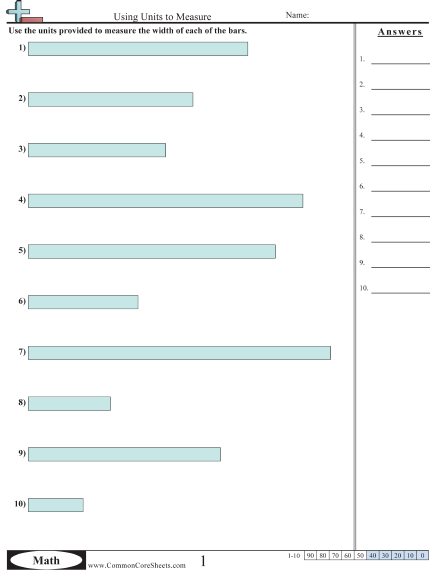 Measurement Worksheets