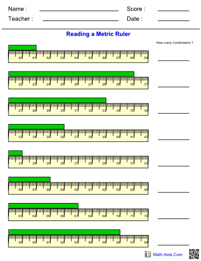 Measurement Worksheets With Answer Sheet I Teachersherpa