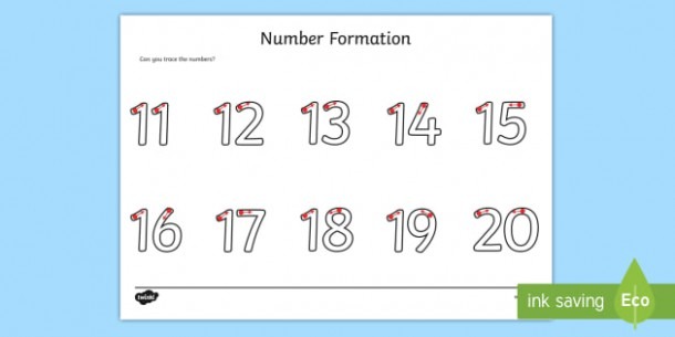 number recognition worksheets 11 20 numbersworksheetcom - free number ...