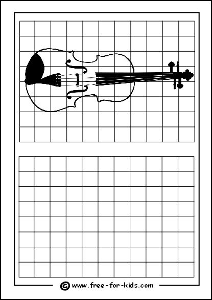Practice Drawing Grid With Violin