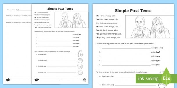 Simple Past Tense Worksheet