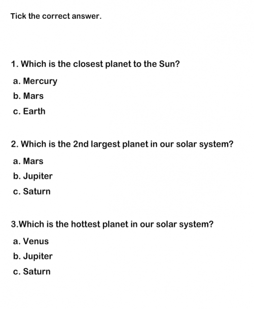 Solar System Worksheets  Educational Worksheets For Kids  Science