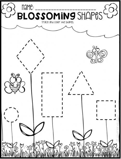 Spring Math And Literacy Worksheets For Preschool