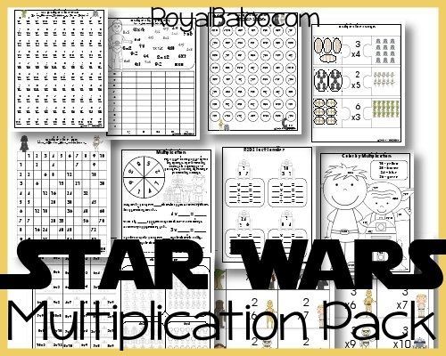 Star Wars Multiplication Printables For Hands On Math