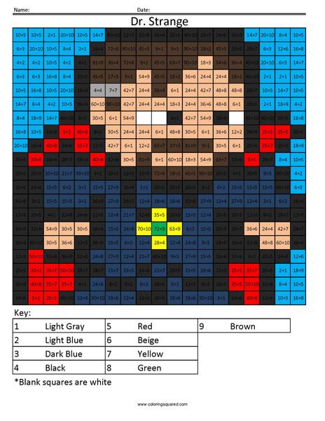 Superhero Multiplication And Division