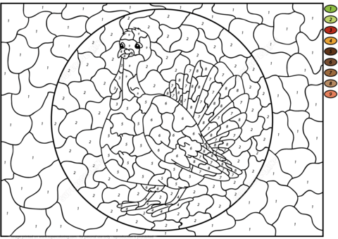 Turkey Color By Number