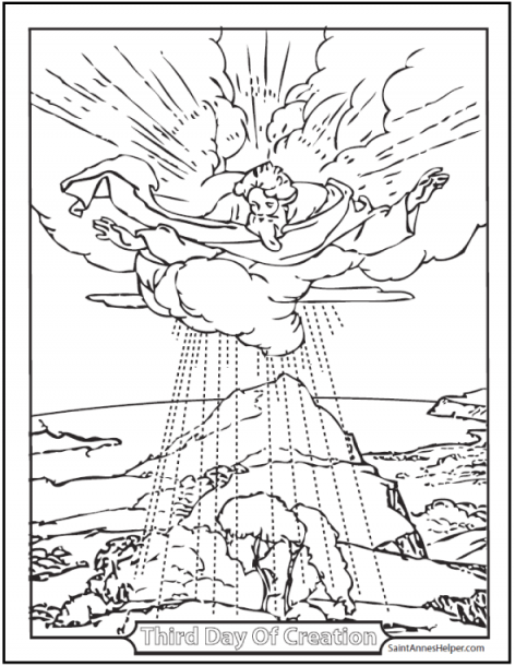 45  Bible Story Coloring Pages  Creation  Jesus   Mary  Miracles