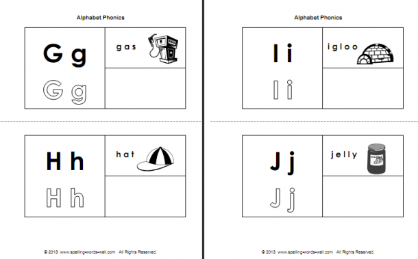 Alphabet Phonics Worksheets