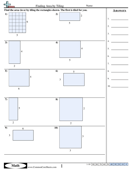 Area   Perimeter Worksheets