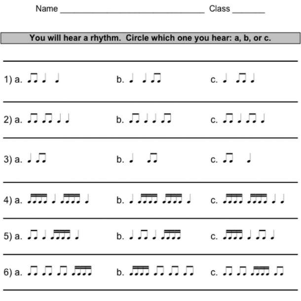 Beth S Music Notes  Rhythm Worksheets