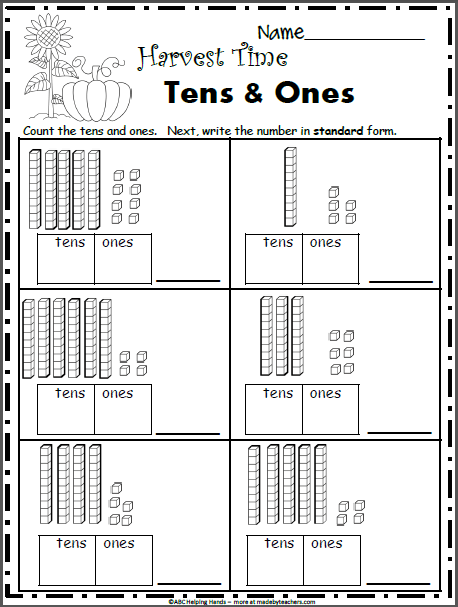 1st-grade-fall-math-counting-worksheets