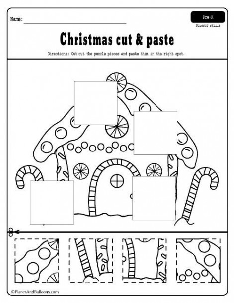 Free Printable Christmas Worksheets For Preschoolers