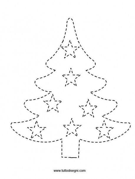 Free Printable Tree Trace Worksheet  1