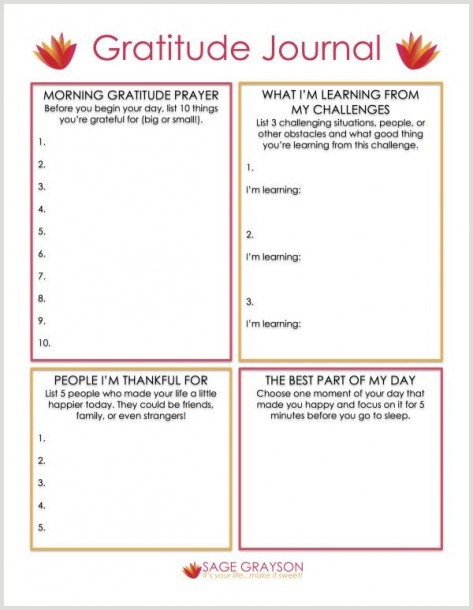 Gratitude Worksheets