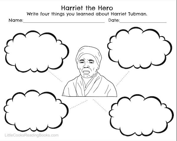 Harriet Tubman And Underground Railroad Free Printables