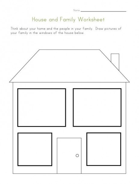 House And Family Worksheet