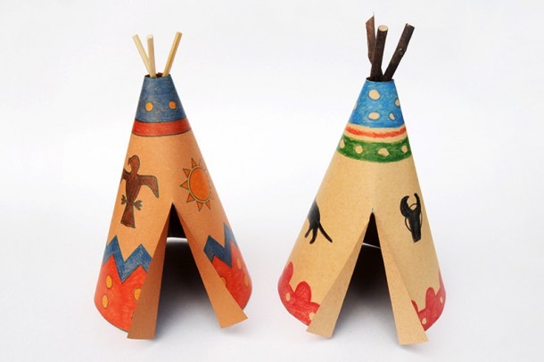 Native American Teepee Templates