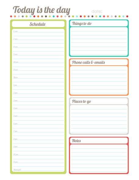 Organizing Planner  The Harmonized House Project