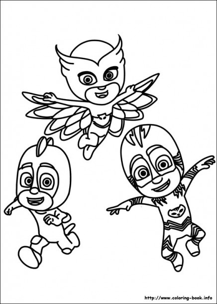Pj Masks Coloring Pages On Coloring