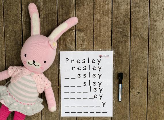 Printable Personalized Name Worksheet Toddler Prek Learning