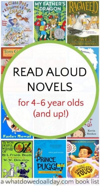Read Aloud Chapter Books For 4 And 5  And 6  Year Olds