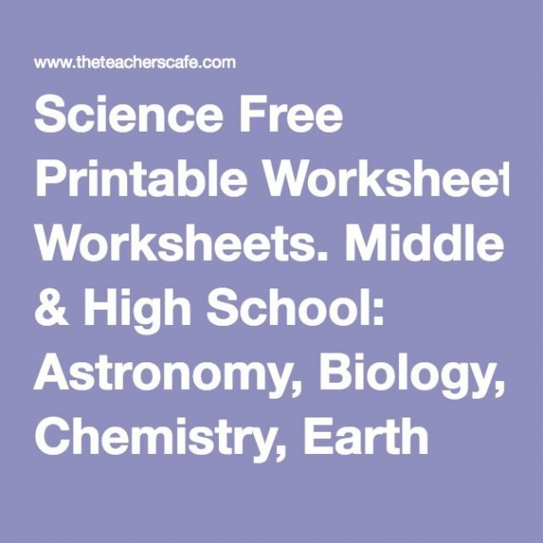 Science Free Printable Worksheets  Middle   High School  Astronomy