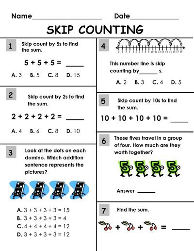 Skip Counting Packet  2s  3s  5s  10s And 100s Worksheet