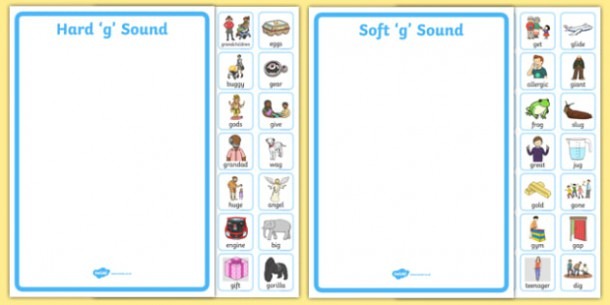 Sound Sorting Hard And Soft G Games  Teacher Made