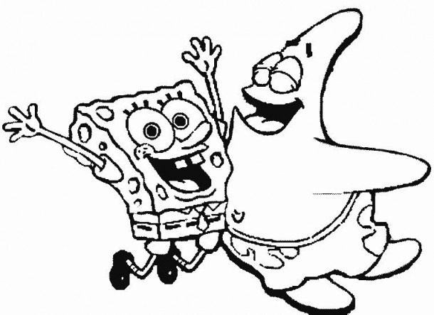 Spongebob Coloring Book Pages